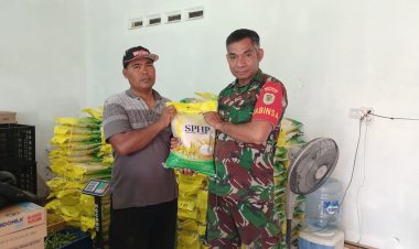 Babinsa Koramil 2204/Cikidang Dukung Gerakan Pangan Murah di Desa Sampora