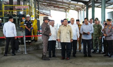 Panglima TNI Bersama Presiden Prabowo Saksikan Penyerahan Aset Rampasan Korupsi untuk PT Timah