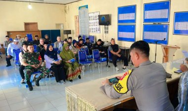 Babinsa Koramil 2208/Nyalindung Hadiri Rapat Koordinasi dan Evaluasi Kegiatan di Kecamatan Nyalindung