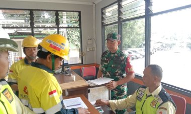 Babinsa Koramil 2205/Kalapanunggal Laksanakan Patroli di PT Star Energi Geothermal Salak