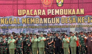TNI dan Pemkab Cianjur Resmikan TMMD ke-126, Dorong Pembangunan Desa dan Ketahanan Nasional