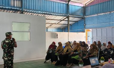 BABINSA KORAMIL 2208/NYALINDUNG DESA CIJUREY HADIRI RAKOR BERSAMA SPPI DAN PENERIMA KPM MBG BAROKAH KECAMATAN GEGER BITUNG