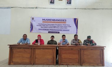 Babinsa Desa Cikadu Hadiri Musrenbang Desa Citarik Tahun 2025
