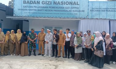 Danramil 2206/Parakansalak Hadiri Acara Syukuran dan Launching Dapur SPPG Sukakersa
