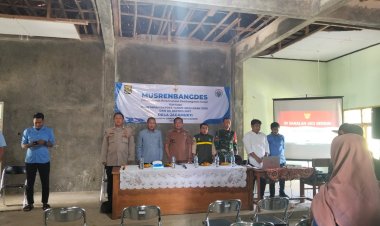 Babinsa Koramil 2214/Surade Dampingi Kegiatan Musrenbangdes di Desa Jagamukti