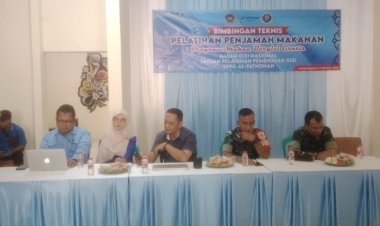 Babinsa Koramil 2213/Jampangkulon Hadiri Kegiatan Bimtek MBG di Kecamatan Jampangkulon