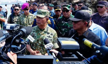 Kasum TNI Tinjau Keberhasilan Satgas PKH Amankan Ribuan Kubik Kayu Ilegal