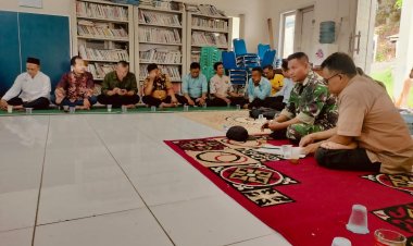 Babinsa Koramil 2211/Sagaranten Hadiri Kegiatan Sariahan Bulanan Aparatur Pemerintah Kecamatan Cidadap