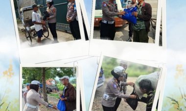 Satlantas Polres Sumedang Gelar “Jumat Berkah Polantas Menyapa dan Berbagi” Wujud Kepedulian dan Kedekatan Polri dengan Masyarakat