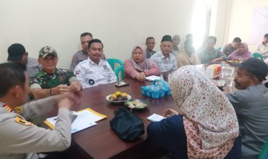 Babinsa Koramil 2213/Jampangkulon Hadiri Rakor Ketahanan Pangan di Polsek Kalibunder