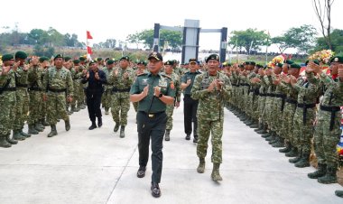 Panglima TNI Tinjau Markas Yontaipur Kostrad di Cikarang