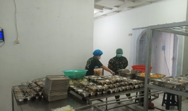 Babinsa Koramil 2206/Parakansalak Laksanakan Pengecekan Dapur SPPG Bojonglongok 02