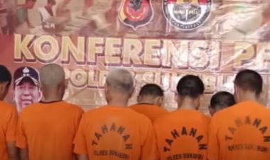 Polres Sukabumi Tetapkan Dua Tersangka Kasus Tambang Emas Ilegal di Cikakak