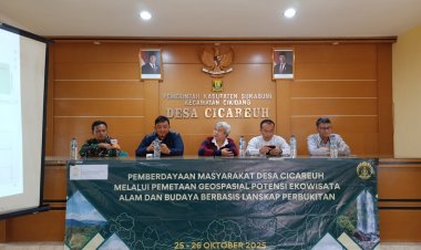 Babinsa Koramil 2204/Cikidang Hadiri Kegiatan Pemberdayaan Masyarakat Desa Cicareuh