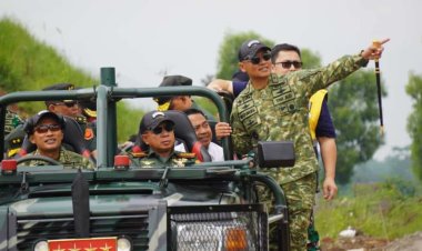 Panglima TNI Tinjau Pembangunan Fasilitas Latihan Multidimensi di Pusdiklat Kopassus Batujajar