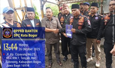 DPD BPPKB Banten Jawa Barat Serahkan SK Kepengurusan DPC Kota Bogor