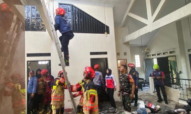 Korsleting AC Sebabkan Kebakaran Rumah di Tegal Gundil, Api Berhasil Dipadamkan
