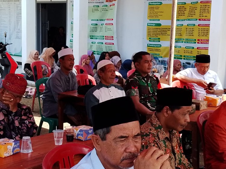 Babinsa Koramil 2214/Surade Hadiri Peringatan Maulid Nabi Muhammad SAW di Desa Gunung Batu
