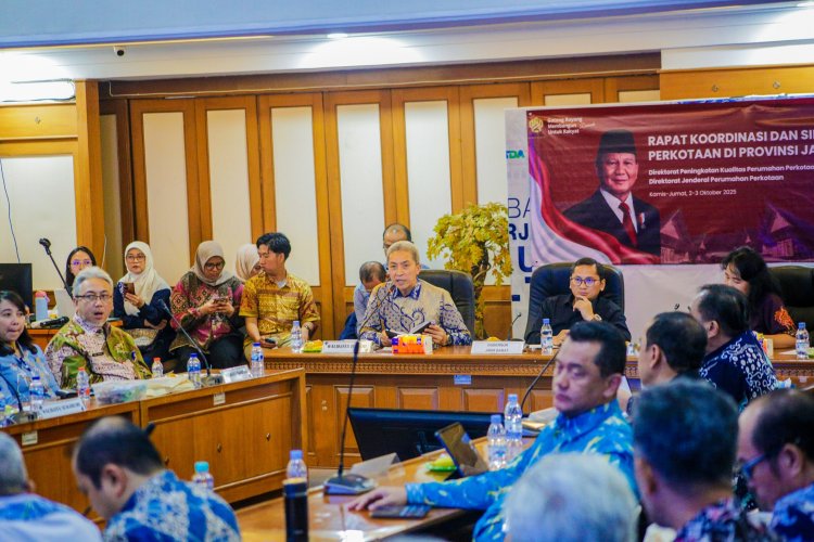 Dedie Rachim Bersama Kementerian PKP Bahasa Program 1 Juta Rumah Perkotaan