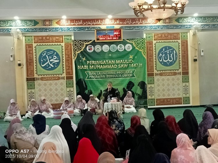 Semarak Maulid Nabi 1447 H,. Masjid besar Arrahman Luncurkan Program Pinjaman Bergulir UMKM