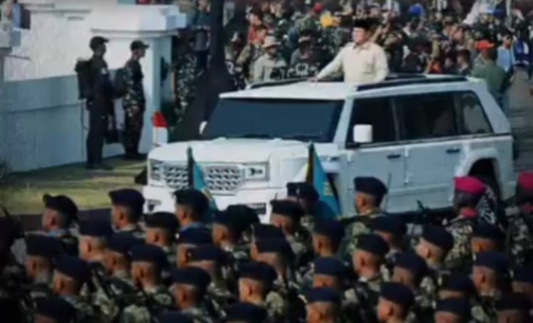 Presiden Prabowo Pimpin Upacara Peringatan HUT ke-80 TNI di Monas