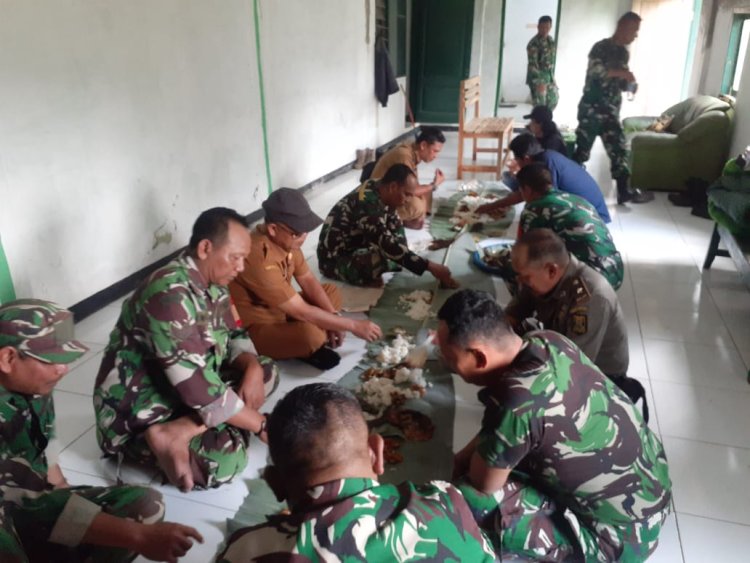 Danramil 2211/Sagaranten Gelar Syukuran Kenaikan Pangkat Anggota