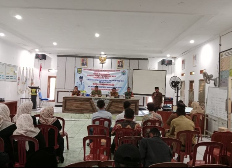 Babinsa Koramil 2206/Parakansalak Hadiri Musrenbangdes di Desa Bojongasih
