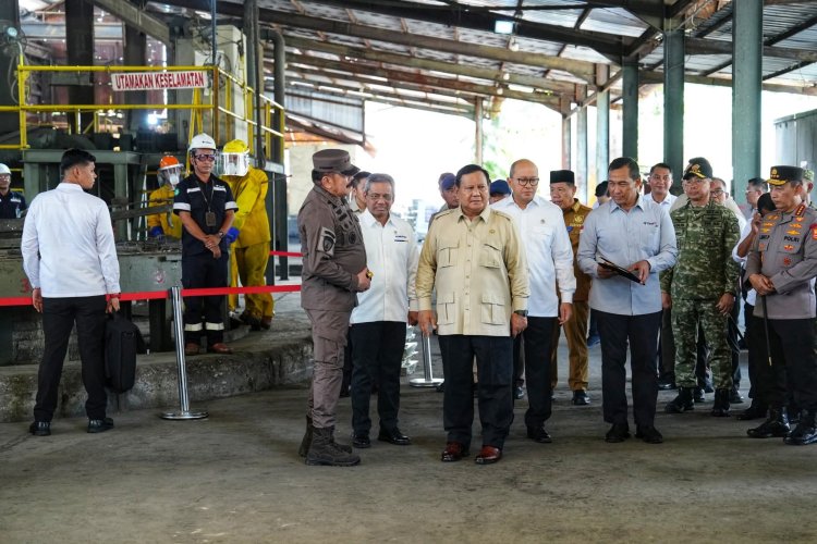 Panglima TNI Bersama Presiden Prabowo Saksikan Penyerahan Aset Rampasan Korupsi untuk PT Timah