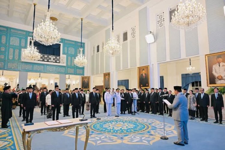 Presiden Prabowo Lantik Sejumlah Pejabat Negara