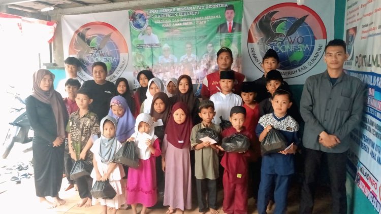 Ketua IWO Indonesia DPD Kabupaten Sukabumi Gelar Santunan Anak Yatim-Piatu, Wujud Nyata Kepedulian Sosial
