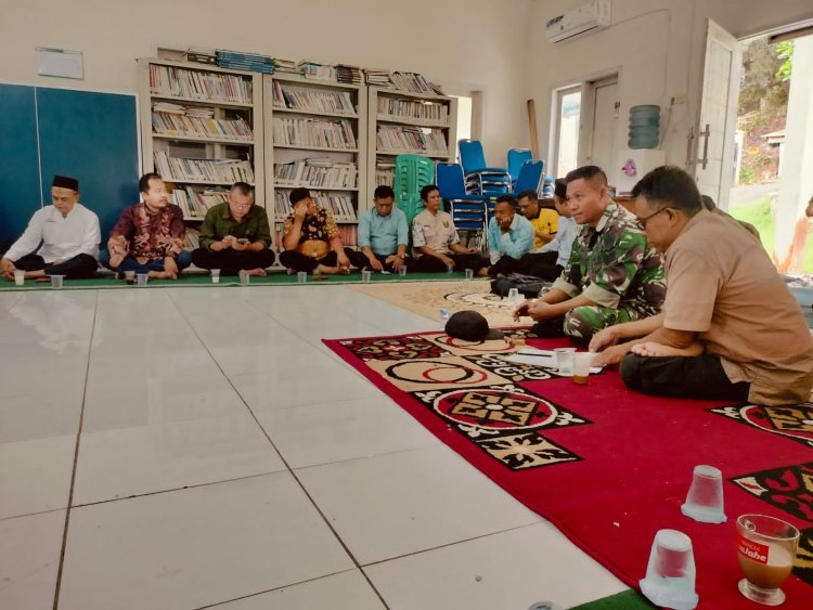 Babinsa Koramil 2211/Sagaranten Hadiri Kegiatan Sariahan Bulanan Aparatur Pemerintah Kecamatan Cidadap