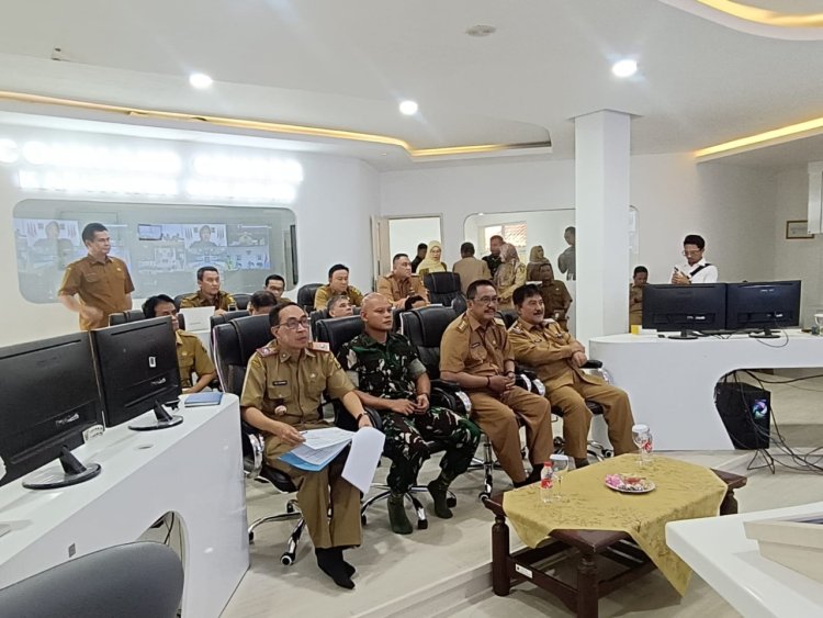 Dandim 0622/Kab. Sukabumi Hadiri Rakor Pengendalian Inflasi Tahun 2025 Bersama Bupati Sukabumi