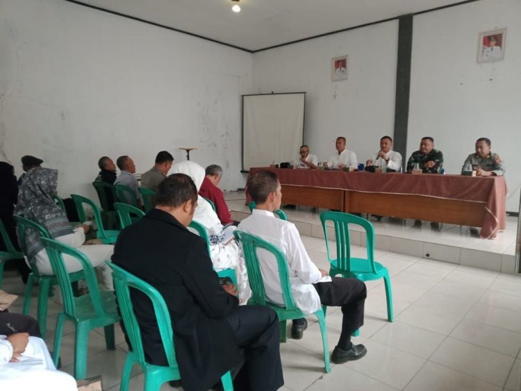 Koramil 2207/Jampangtengah Gelar Rapat Koordinasi Persiapan Penyambutan Touring Ngabumi Season 4 Tahun 2025