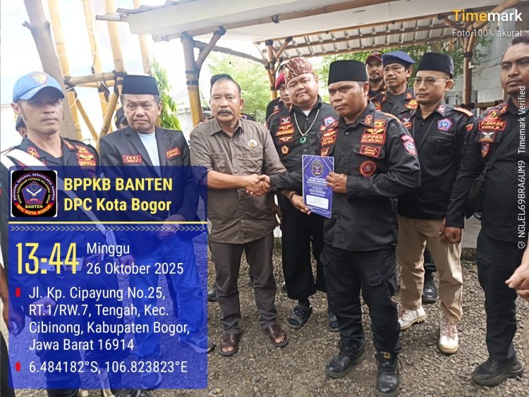 DPD BPPKB Banten Jawa Barat Serahkan SK Kepengurusan DPC Kota Bogor