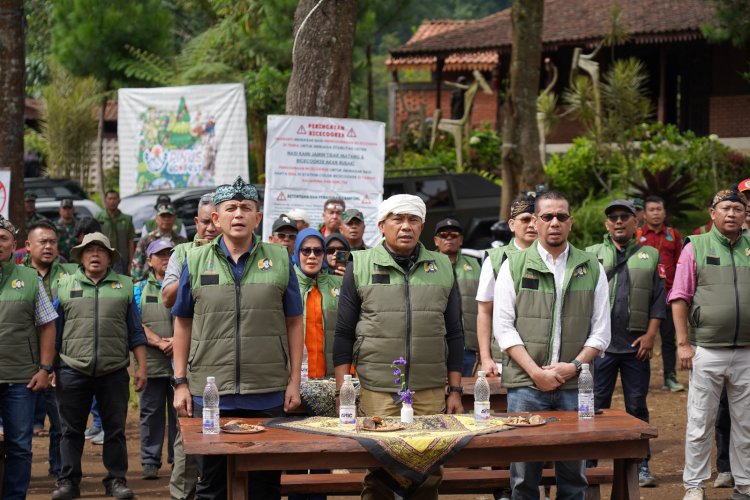 Menginspirasi Lewat Warisan Hijau: Penanaman Pohon dan Peletakan Prasasti Pohon Jenderal  Doni Monardo di Pinus Ecofest 2025