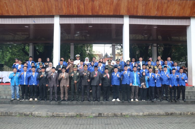 Kasdim 0622/Kabupaten Sukabumi Bersama Forkopimda Hadiri Upacara Peringatan Hari Sumpah Pemuda ke-97 Tahun 2025