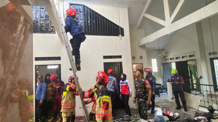 Korsleting AC Sebabkan Kebakaran Rumah di Tegal Gundil, Api Berhasil Dipadamkan