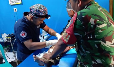 Posramil Purabaya dan Yayasan Serdadu Sadulur Sukabumi Gelar Khitanan Massal Peringati HUT TNI ke-80