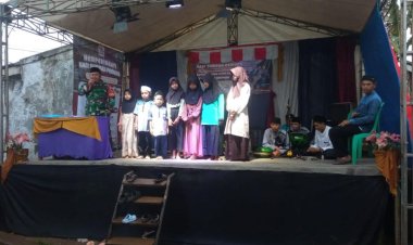 Posramil Koramil 2207/Jampang tengah Hadiri Acara Santunan Anak Yatim dalam Rangka Peringatan Hari Sumpah Pemuda