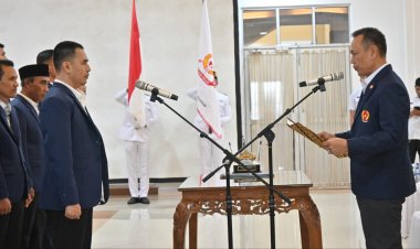 Sonny Zainhard Resmi Pimpin KONI Pesawaran, Target Peringkat Dua di PORPROV Lampung