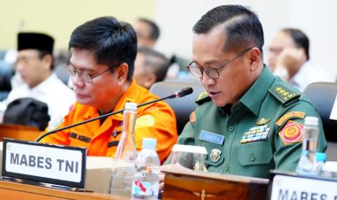 Asrenum Panglima TNI Paparkan Peran TNI dalam Penanggulangan Bencana di Hadapan Tim Pengawas DPR RI