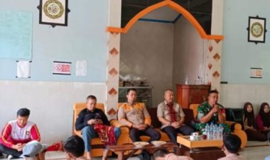 Babinsa Koramil 2215/Ciemas Hadiri Sosialisasi Bahaya Narkoba di Desa Ciemas