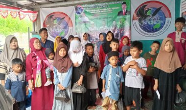 DPD Iwo Indonesia Jumaat berkah bersama anak anak yatim piatu.