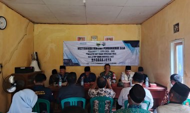 Danposramil Curugkembar Koramil 2211/Sagaranten Hadiri Musrenbang Desa Nagrak Jaya