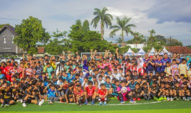 Revitalisasi Rampung, Lapangan Mini Soccer Taman Manunggal Kembali Dibuka