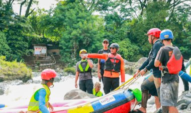 Jadi Venue Porprov, Warga Ranggamekar Bebersih Sungai Cisadane