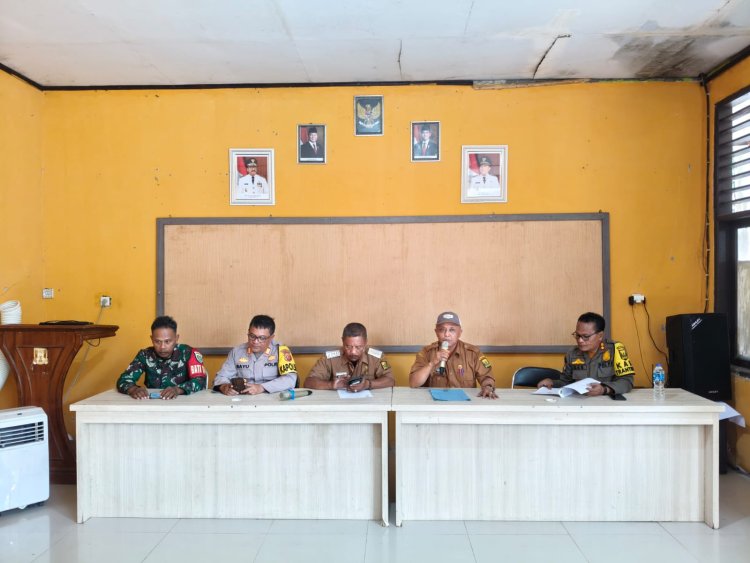 Batuud Koramil 2201/Cisolok Hadiri Rapat Penetapan Status Transisi Darurat ke Pemulihan Bencana di Kecamatan Cisolok