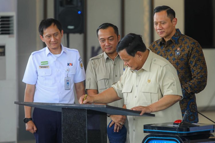Presiden Prabowo Resmikan Stasiun Tanah Abang Baru, Simbol Modernisasi Transportasi Publik Jakarta