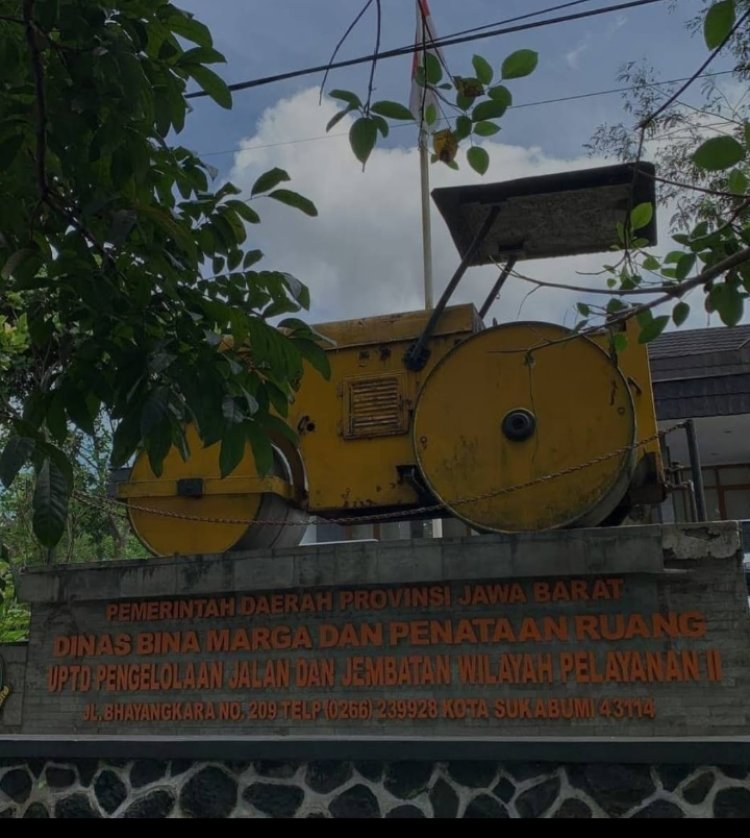 Kepala UPTD Binamarga Wil .II Sukabumi , di duga bokbrok jalankan tugas