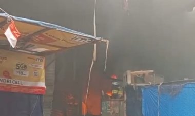 Kebakaran Pagi Buta Guncang Pasar Anyar Bogor: 11 Unit Damkar Dikerahkan